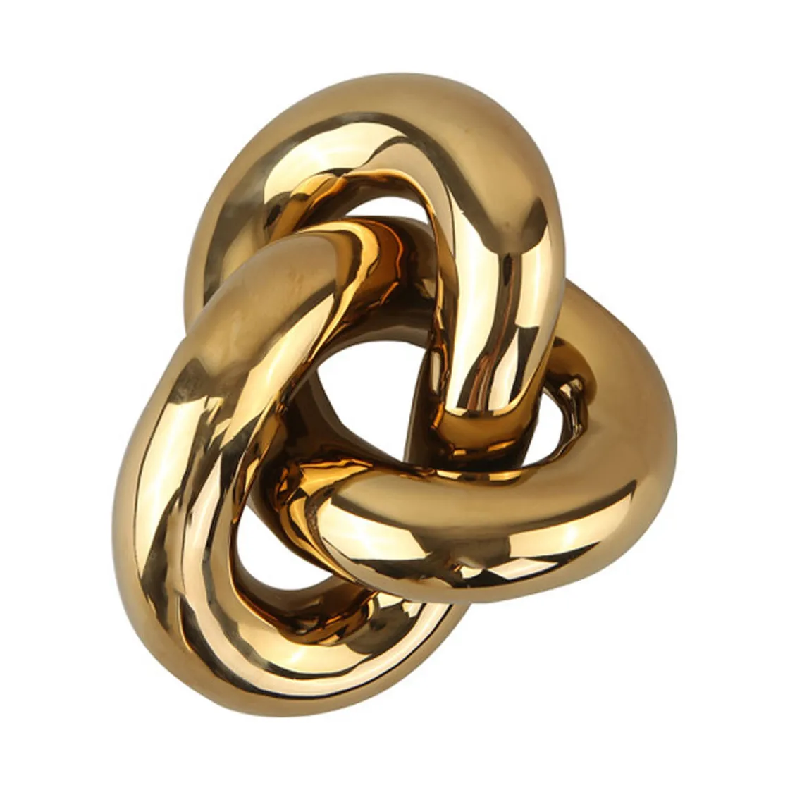 Cooee Design Knot Table large Dekoration Light Gold