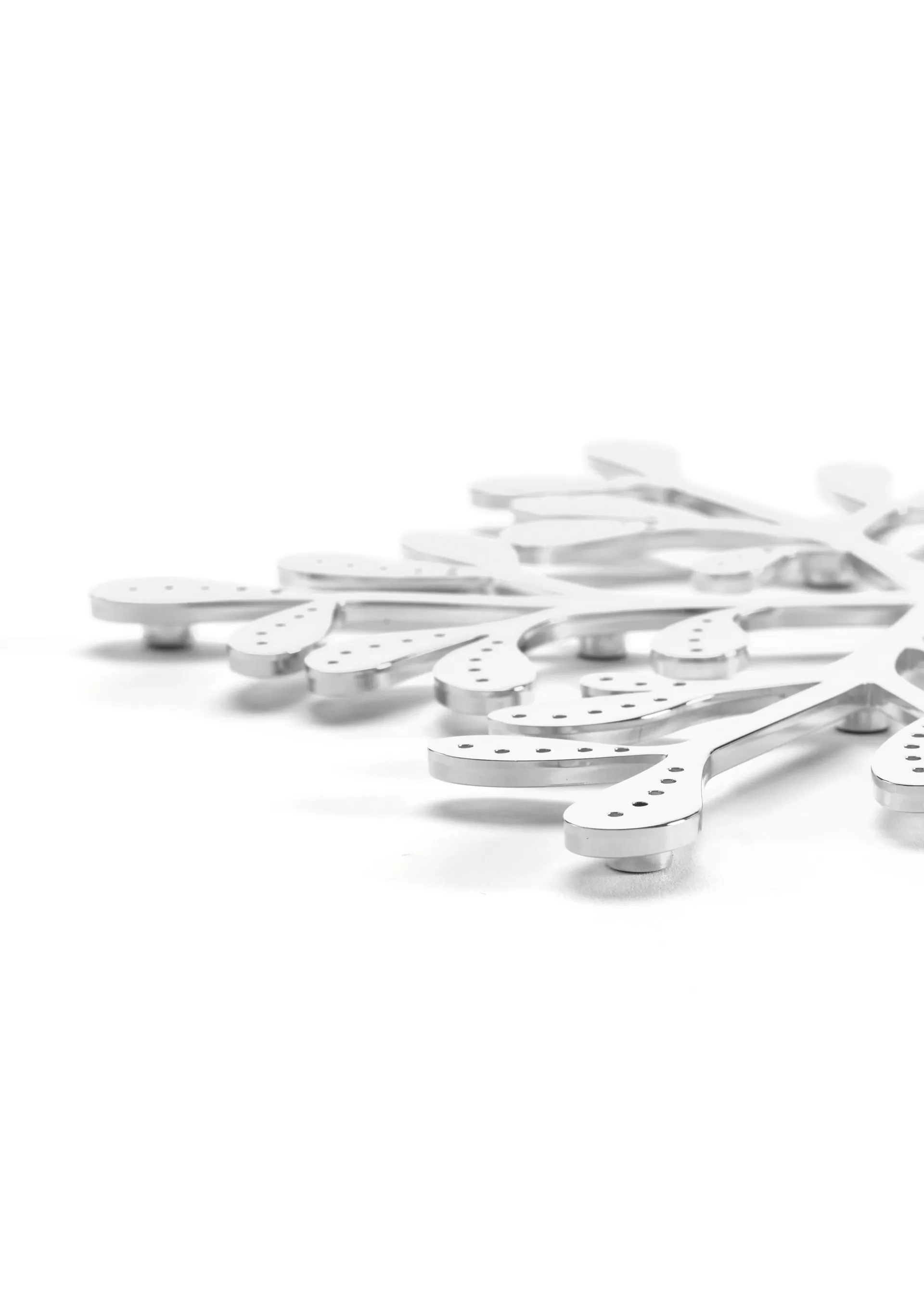 Mistelzweig Topfuntersetzer Ø20 cm, Edelstahl Cooee Design