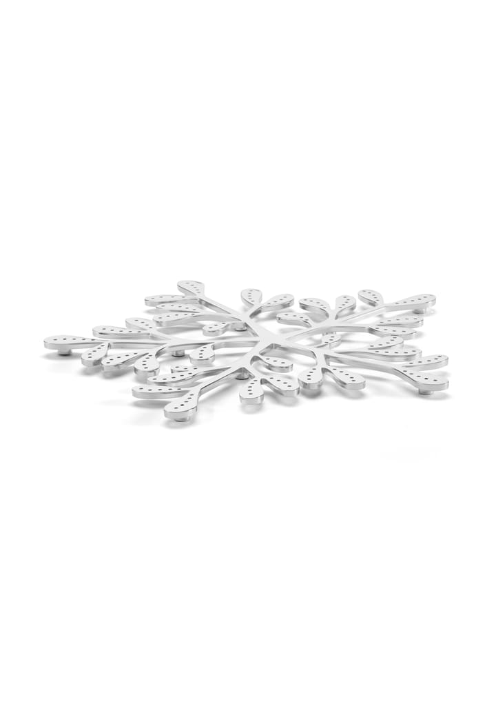 Mistelzweig Topfuntersetzer Ø20 cm, Edelstahl Cooee Design