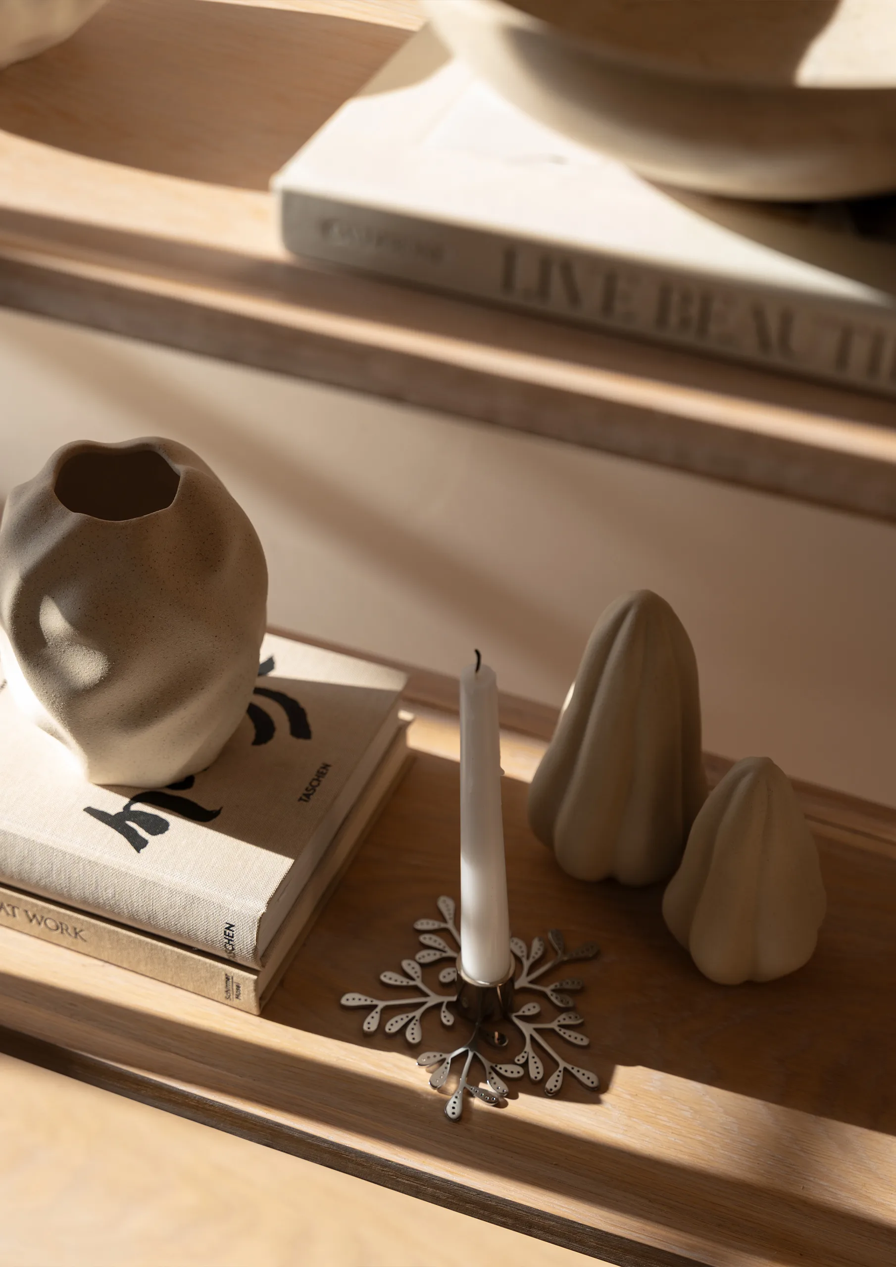 Mistletoe Kerzenhalter, Edelstahl Cooee Design