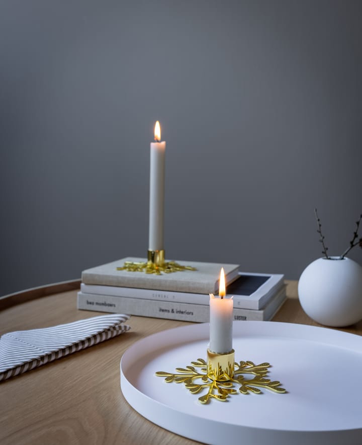 Mistletoe Kerzenhalter, Messing Cooee Design