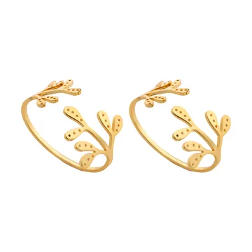 Mistletoe Serviettenring 2er-Pack - Brass - Cooee Design