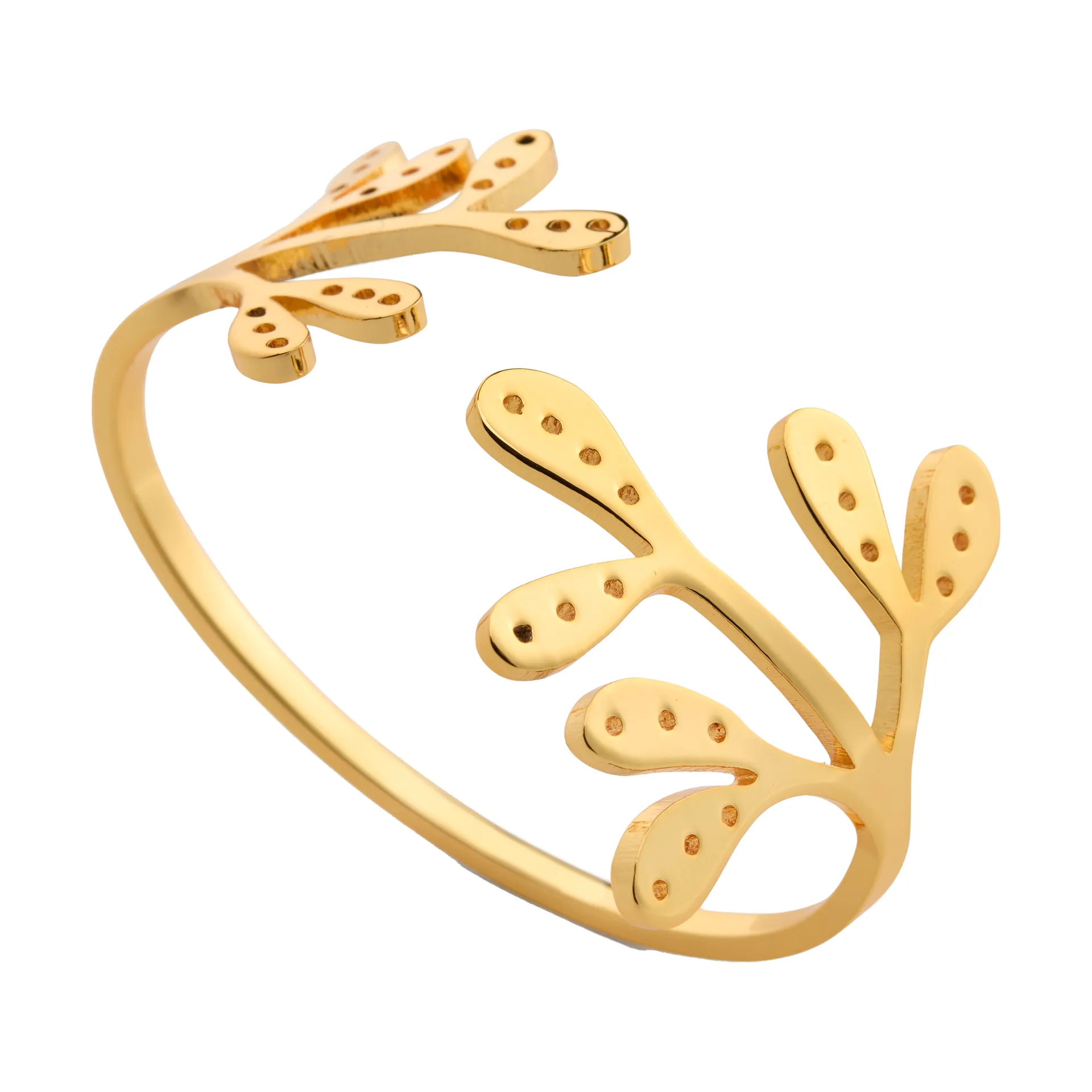 Mistletoe Serviettenring 2er-Pack, Brass Cooee Design