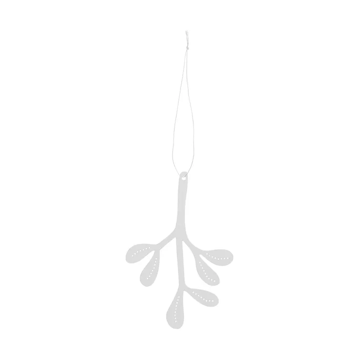 Mistletoe Weihnachtsanhänger 2-teilig - Rostfreier Stahl, 12 cm - Cooee Design