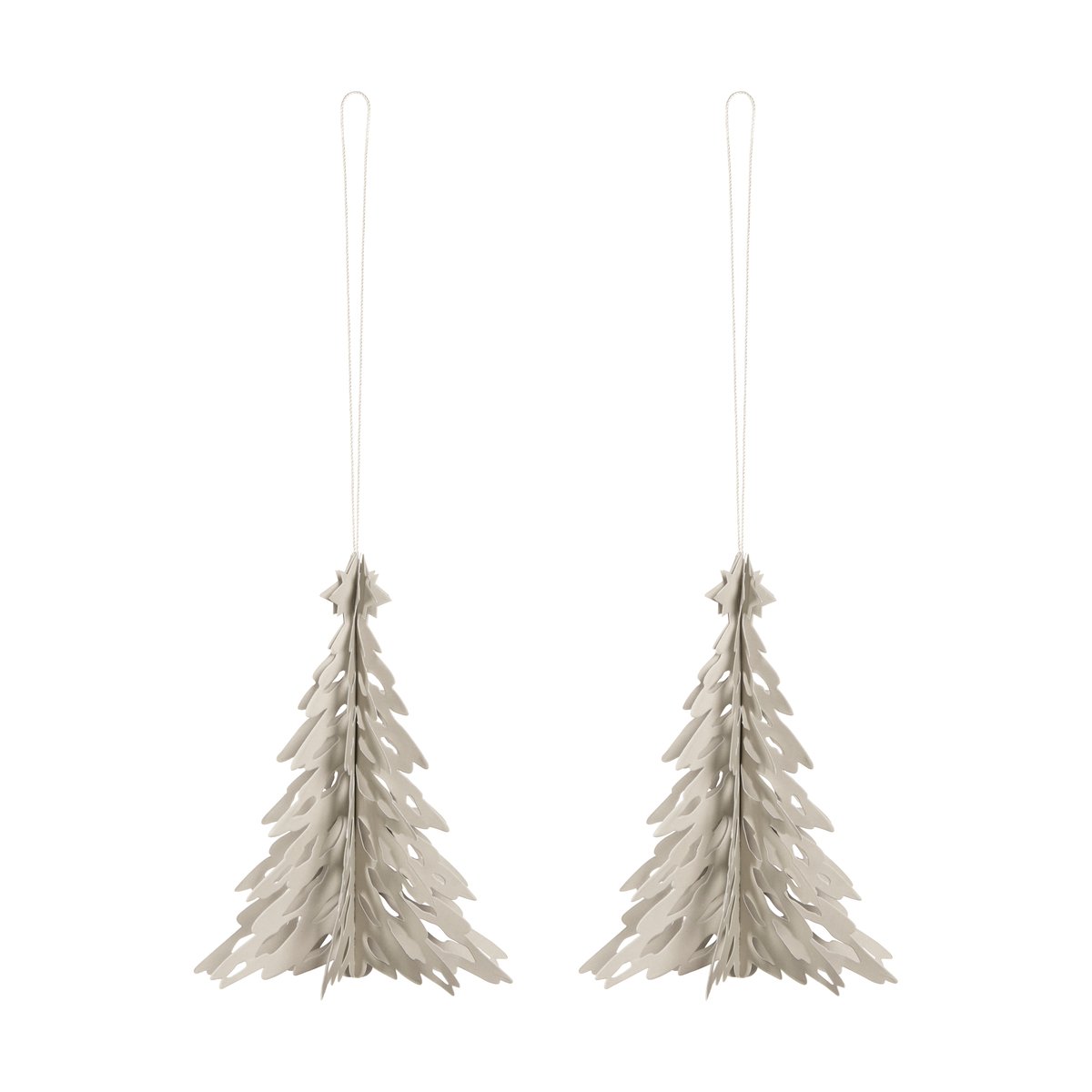 Cooee Design Paper Pinetree Dekorationsanhänger 2er Pack Sand