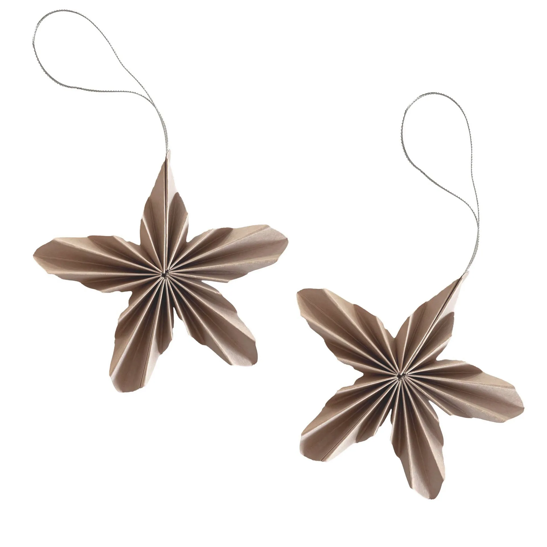 Paper Stars Weihnachtsanhänger, Pale pink Cooee Design