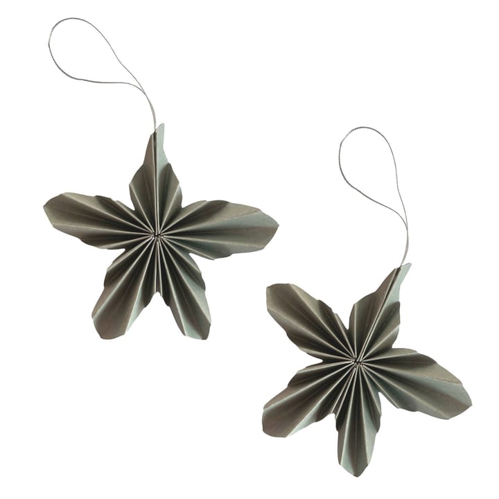 Paper Stars Weihnachtsanhänger - Sage Green - Cooee Design
