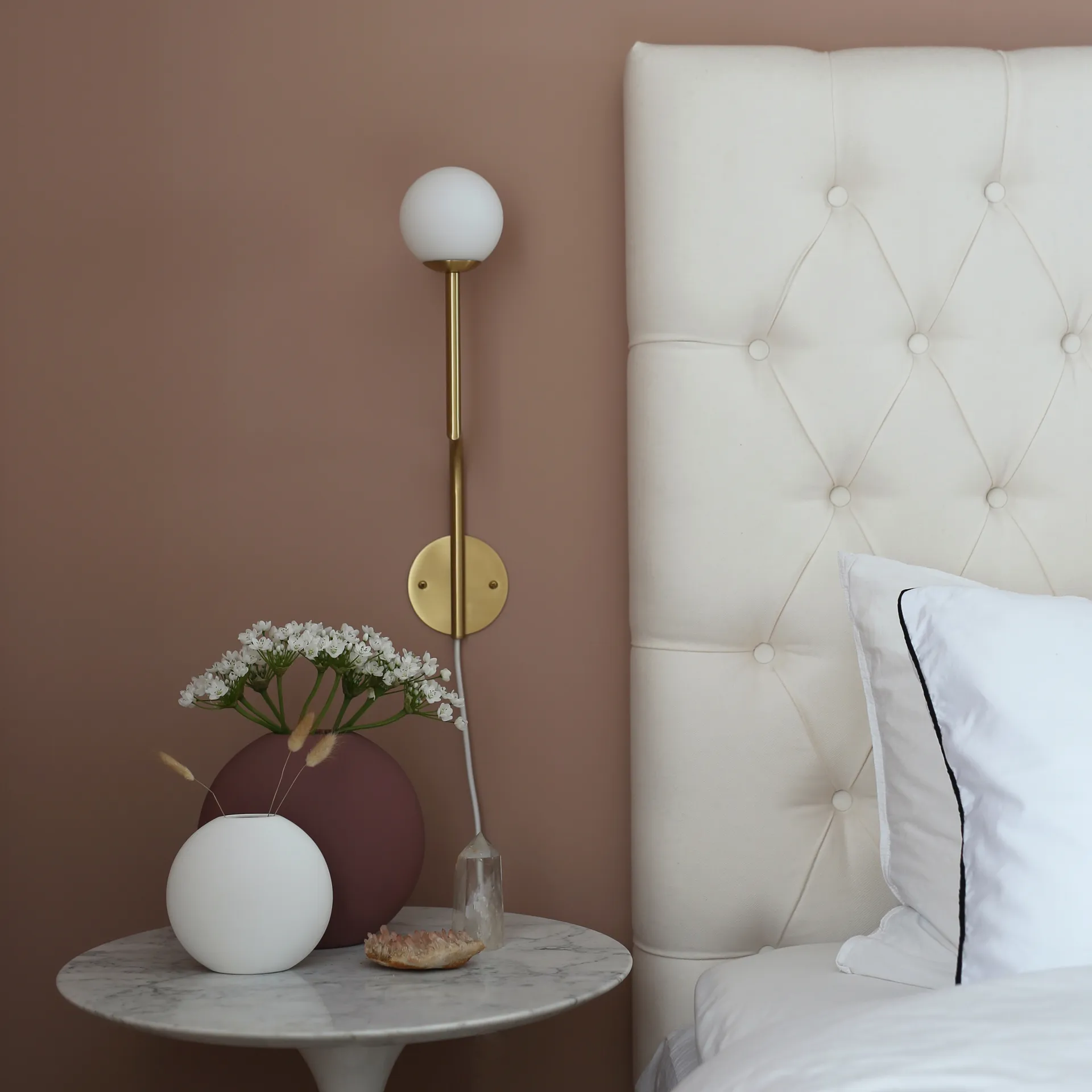 Pastille Vase 20cm, Cinder rosa Cooee Design