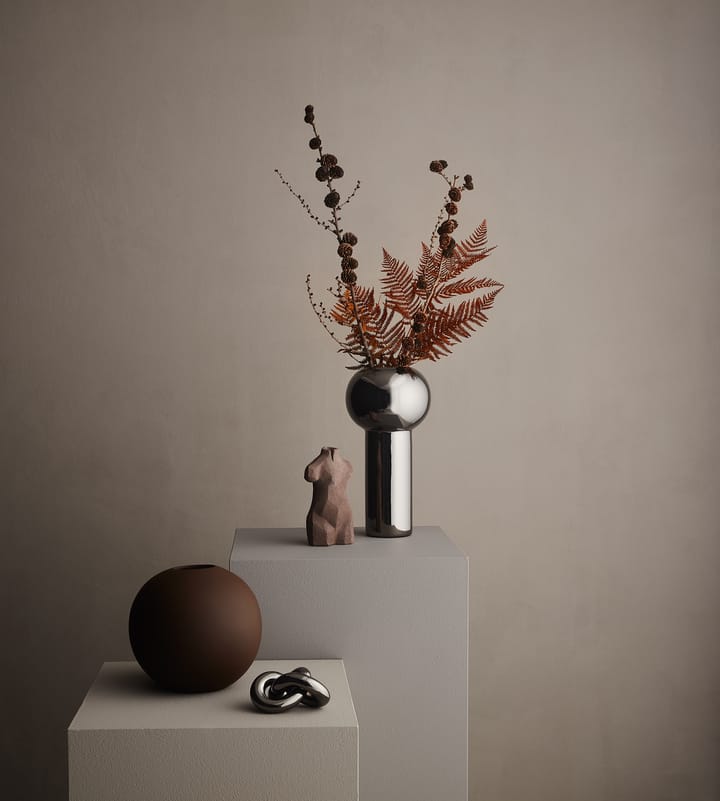 Pillar Vase 24cm - Dark Silver - Cooee Design