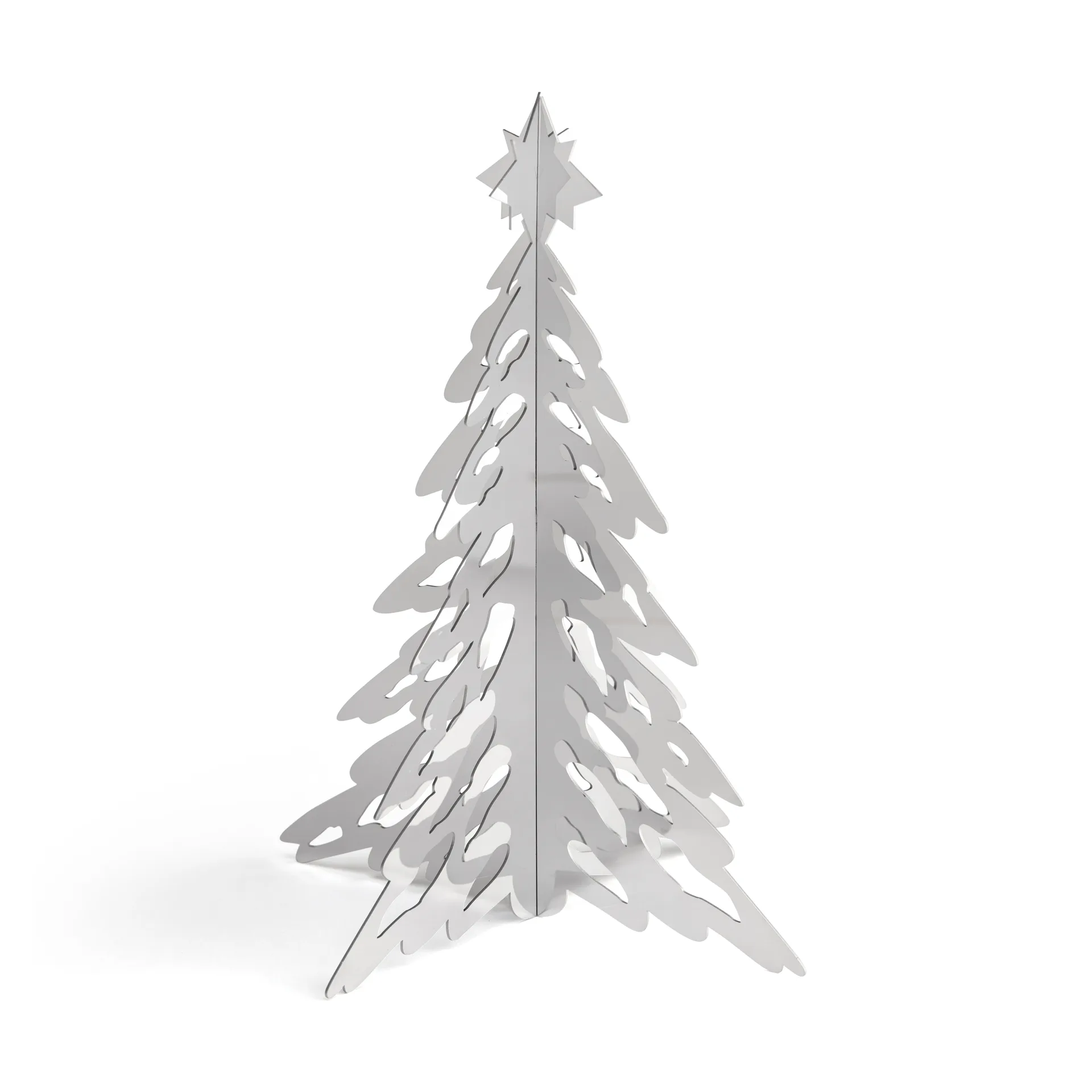 Pinetree Dekorationsbaum 20 cm, Stainless Steel Cooee Design