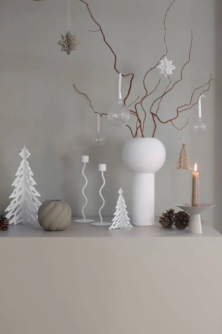 Pinetree Pinetree Dekorationsbaum 20 cm, Weiß Cooee Design