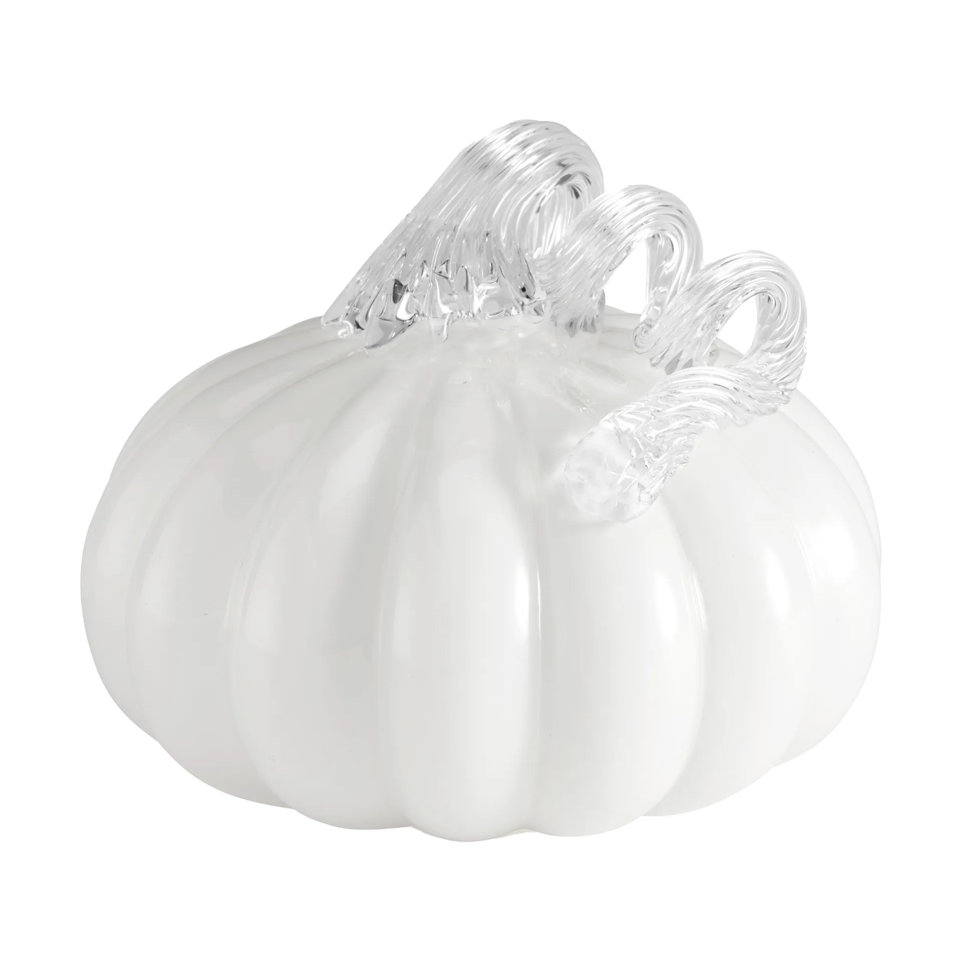 Pumpkin Dekoration 10 cm, White Cooee Design