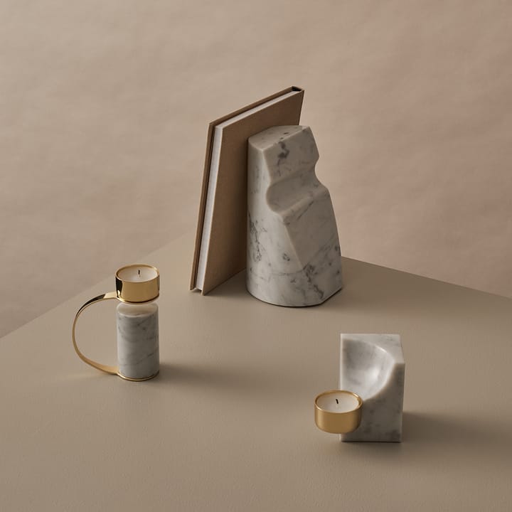 Quarter Teelichthalter, Carrara Cooee Design