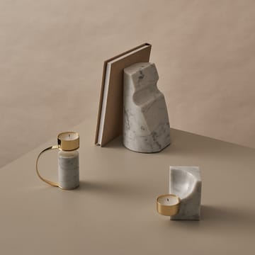 Quarter Teelichthalter - Carrara - Cooee Design
