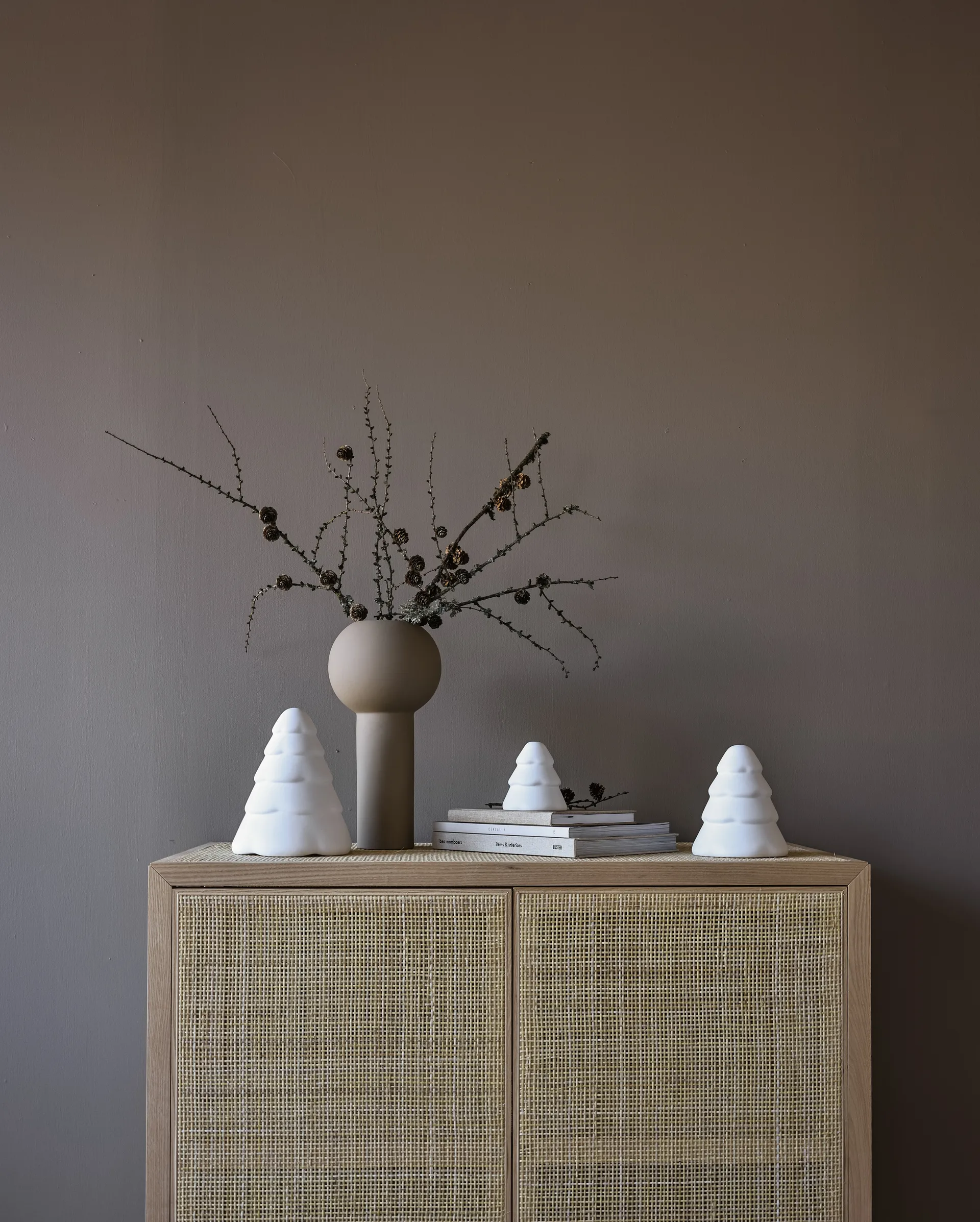 Snowy Weihnachtsbaum 10cm, White Cooee Design