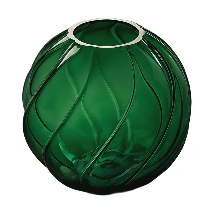 Twist Ball Vase 12 cm - Waldgrün - Cooee Design