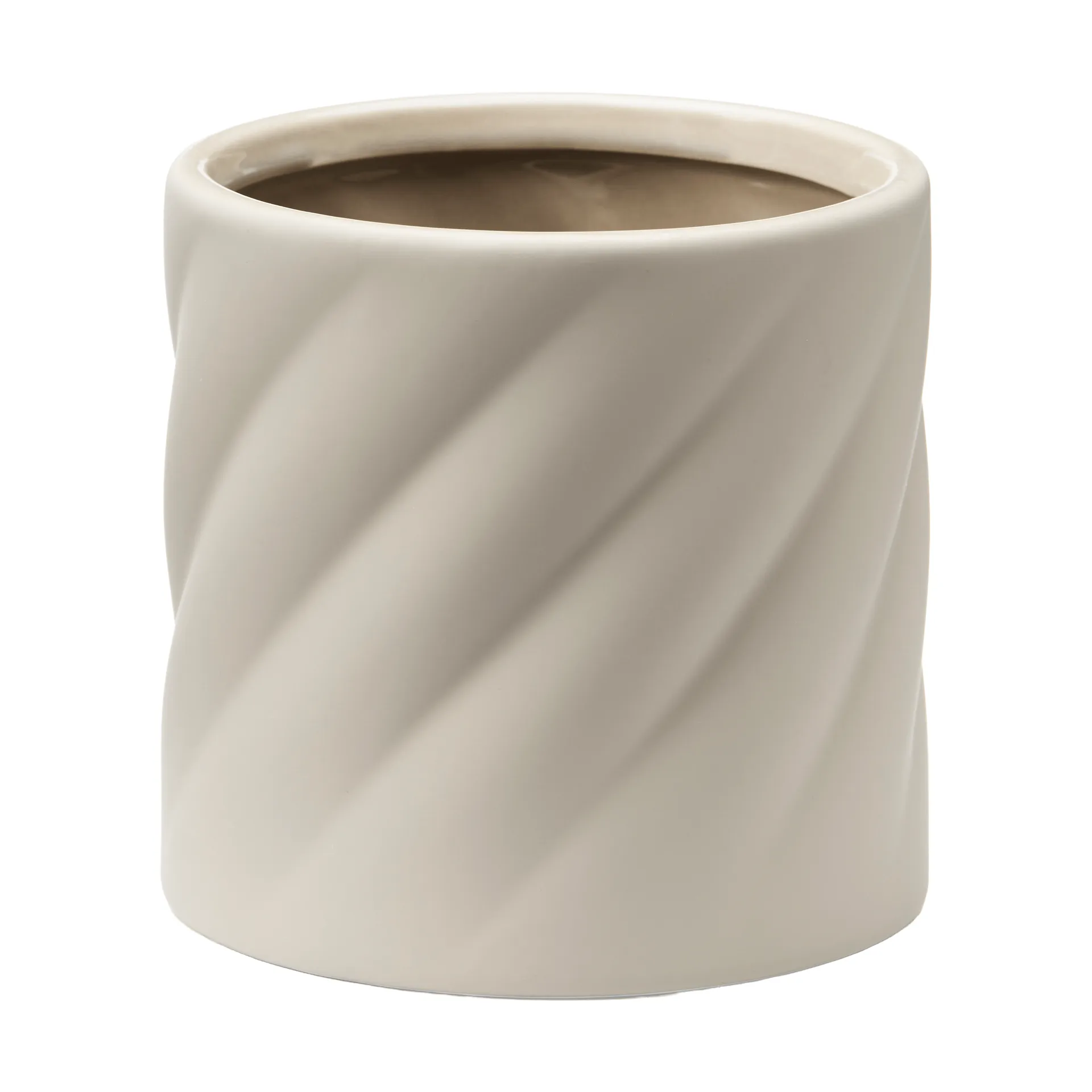 Twist Blumentopf, Sand, klein Ø12 cm Cooee Design