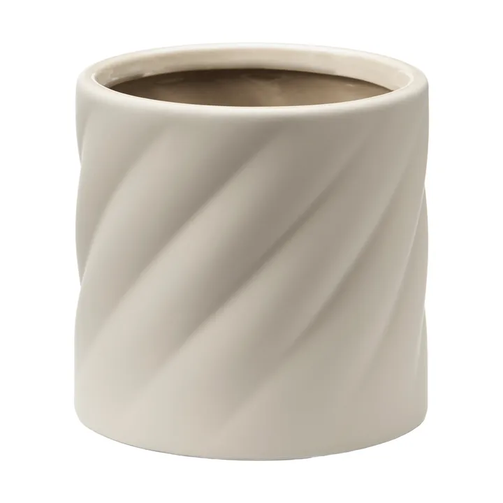Twist Blumentopf - Sand, klein Ø12 cm - Cooee Design