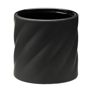 Twist Blumentopf - Schwarz, klein Ø12 cm - Cooee Design