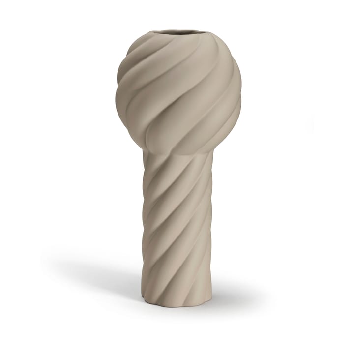 Twist Säulen Vase 34 cm - Sand - Cooee Design