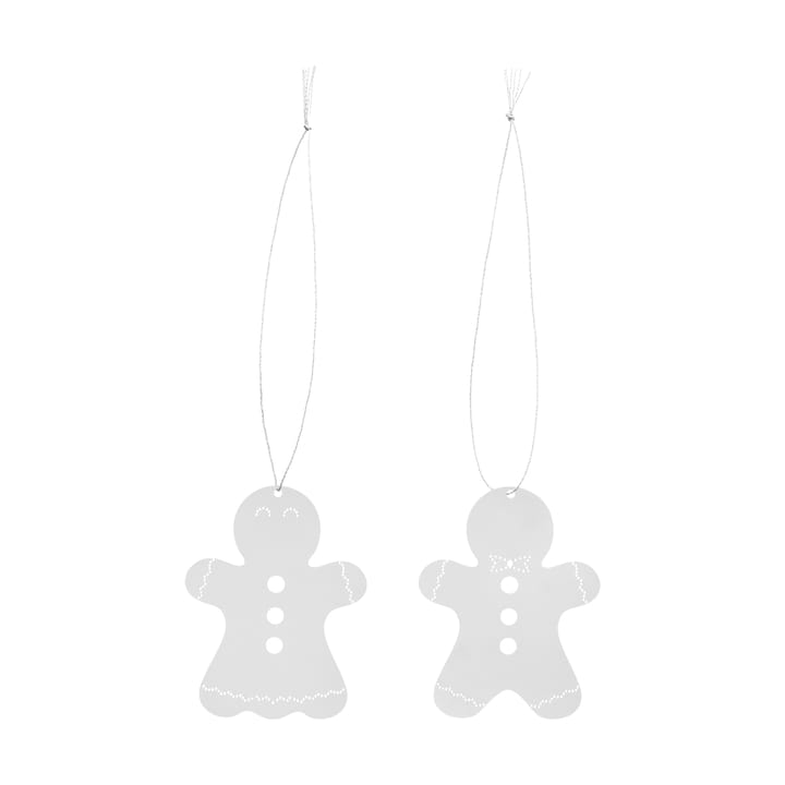 Weihnachtsdeko Pfefferkuchen 6 cm - Edelstahl - Cooee Design
