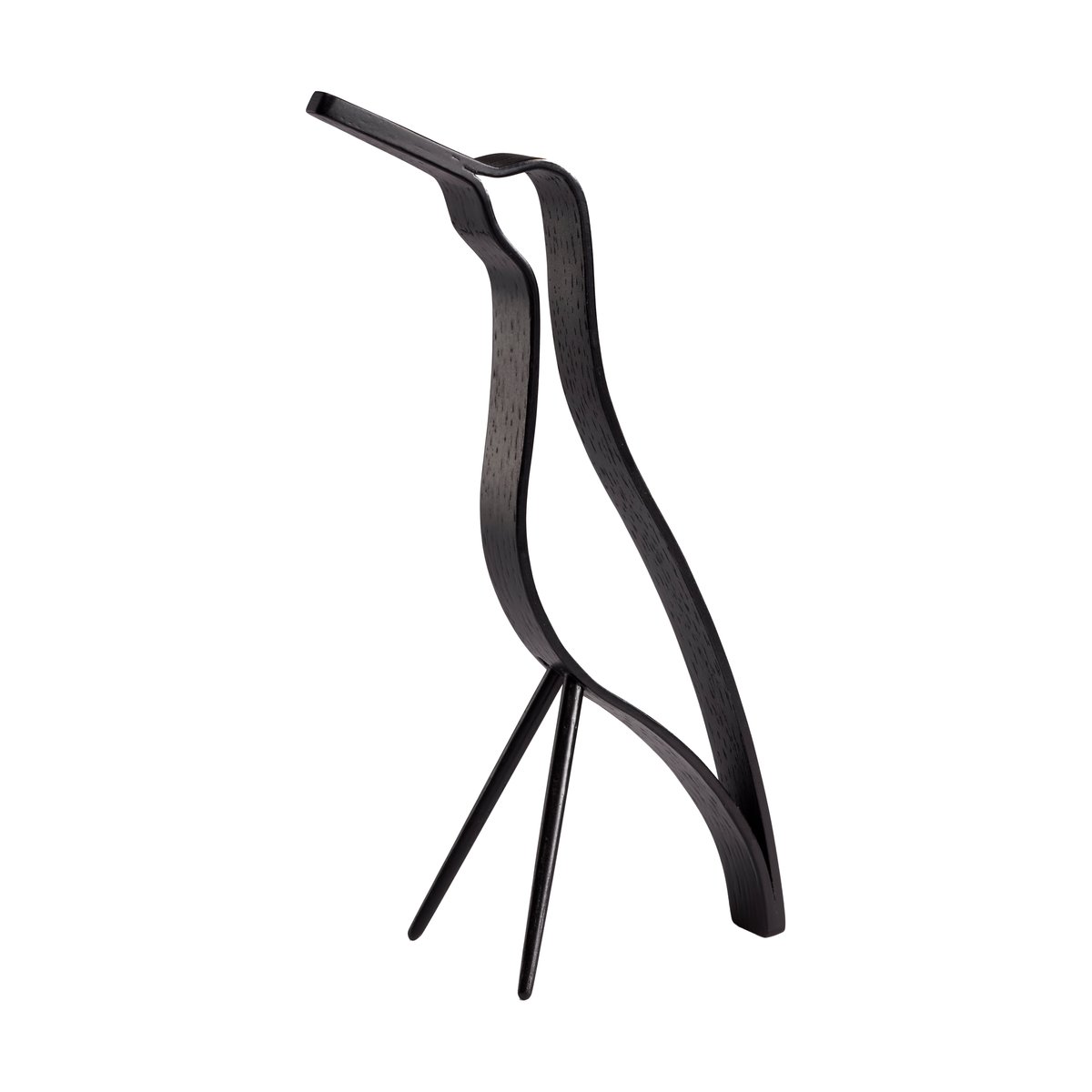 Cooee Design Woody Bird High 25 cm Black stained oak