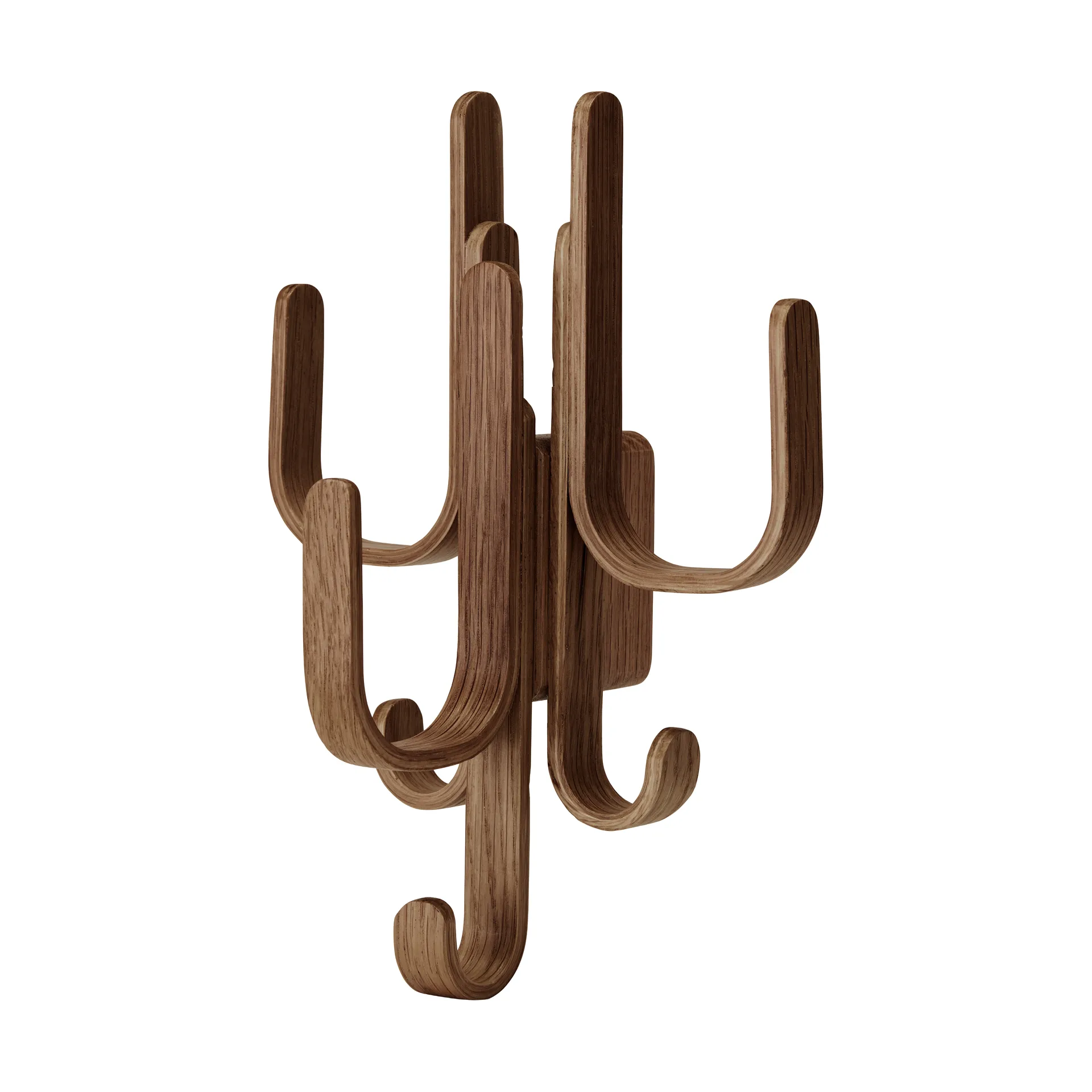 Woody Haken Three, Dunkel gebeizte Eiche Cooee Design