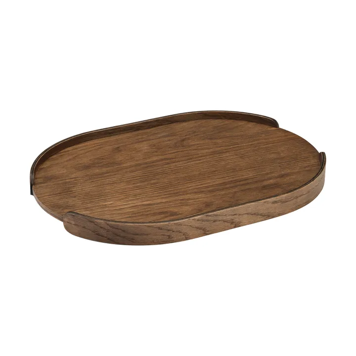 Woody Tablett - Dunkel gebeizte Eiche, 28x40 cm - Cooee Design