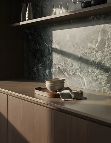 Woody Tablett - Dunkel gebeizte Eiche, 28x40 cm - Cooee Design