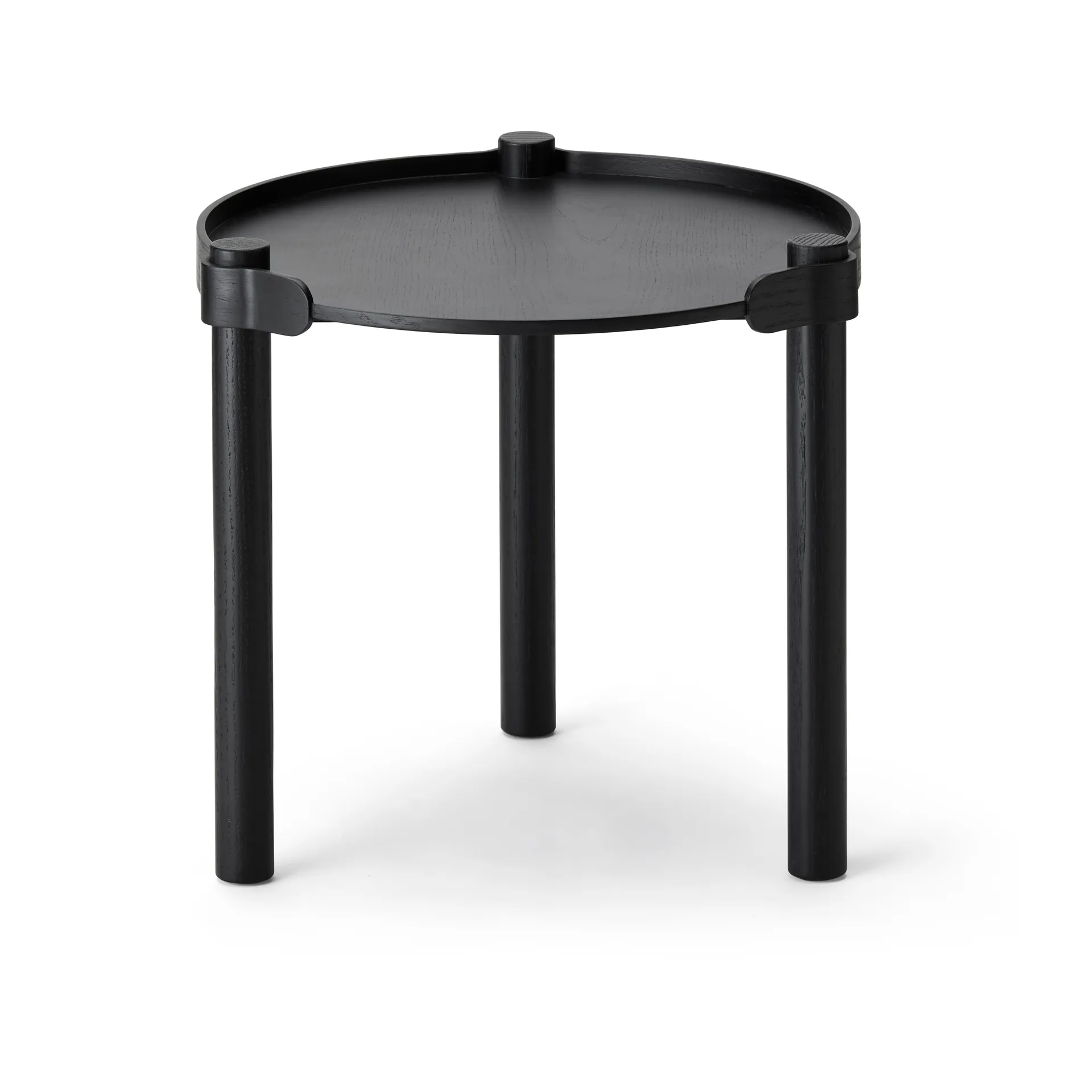 Woody Tisch Ø45cm, Black stained oak Cooee Design