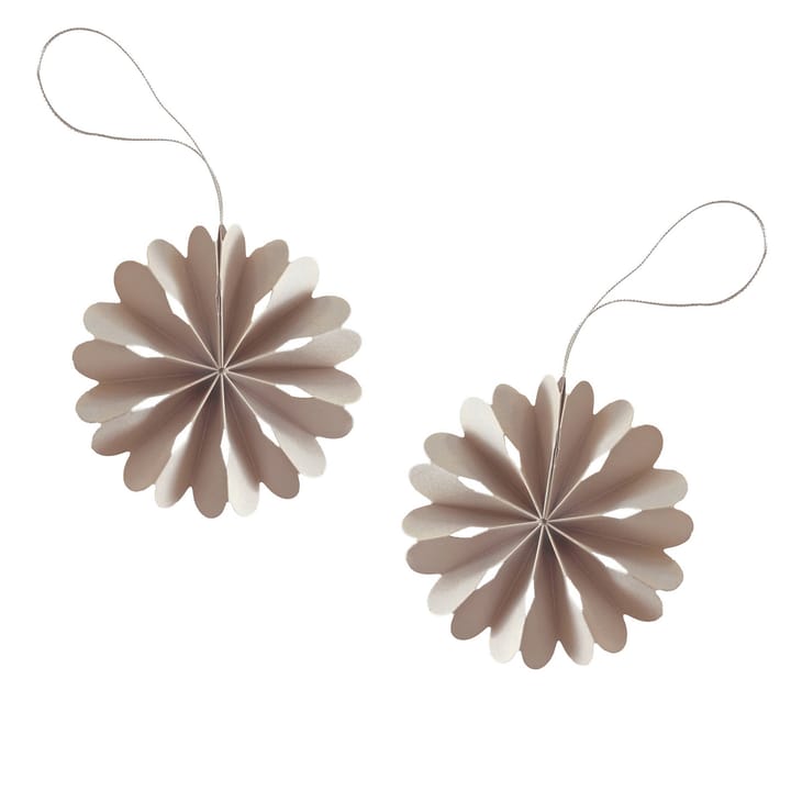 Paper Flowers Weihnachtsanhänger - Sand - Cooee
