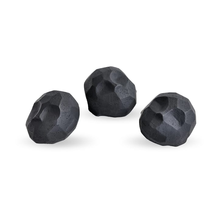 Pebble heads sculpture 3er Pack - Coal - Cooee