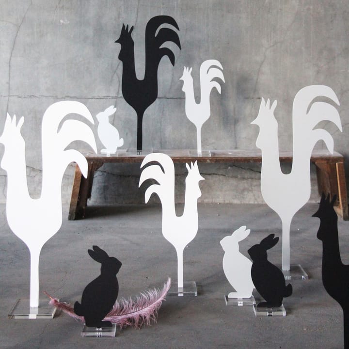 Rooster Osterdekoration 47cm - White - Cooee