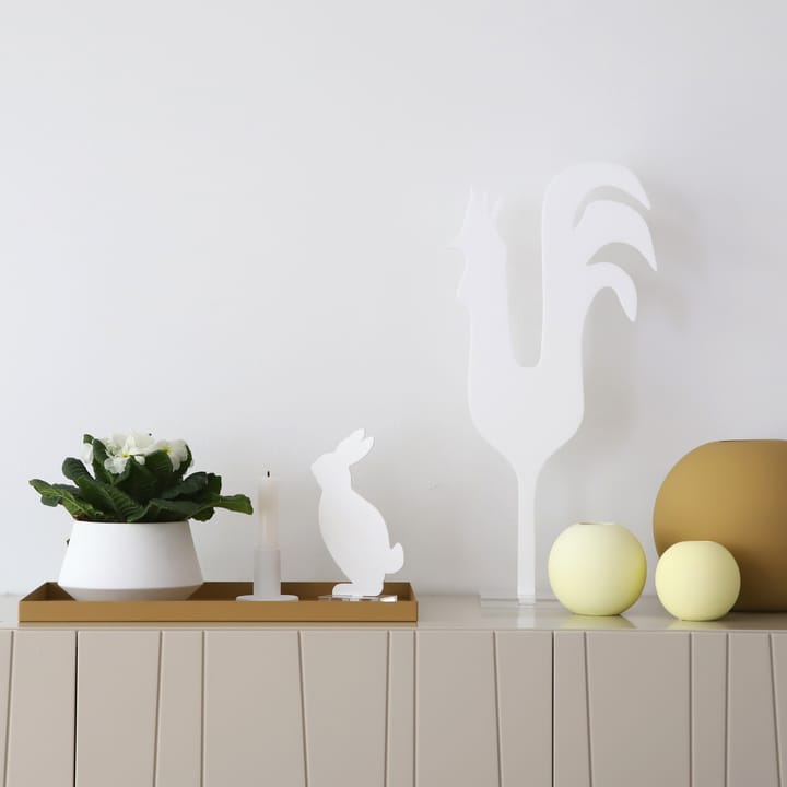 Rooster Osterdekoration 47cm - White - Cooee