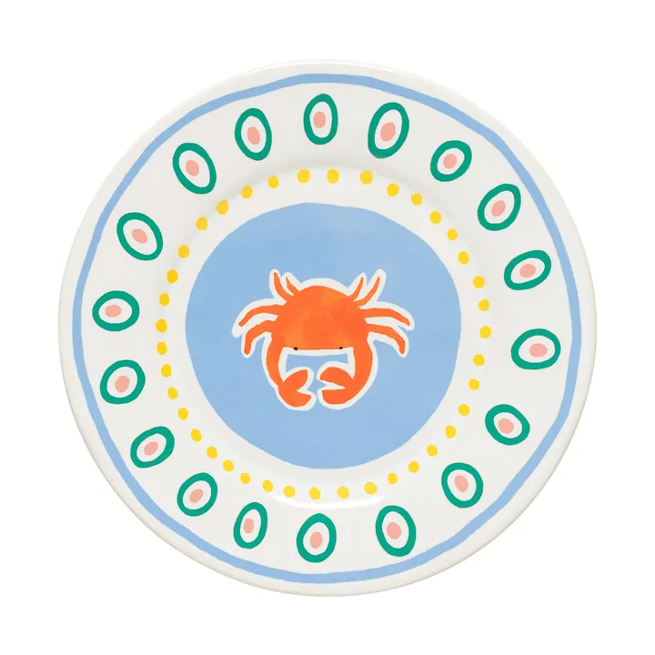 Summer Bliss Dessertteller - Crab, Ø22 cm - Costa Nova