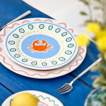 Summer Bliss Dessertteller - Crab, Ø22 cm - Costa Nova