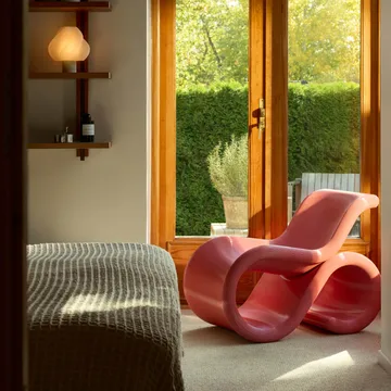 Éclair chair Loungesessel - Bubblegum - Crème Atelier