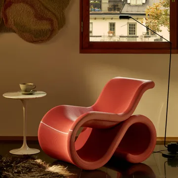 Éclair chair Loungesessel - Bubblegum - Crème Atelier