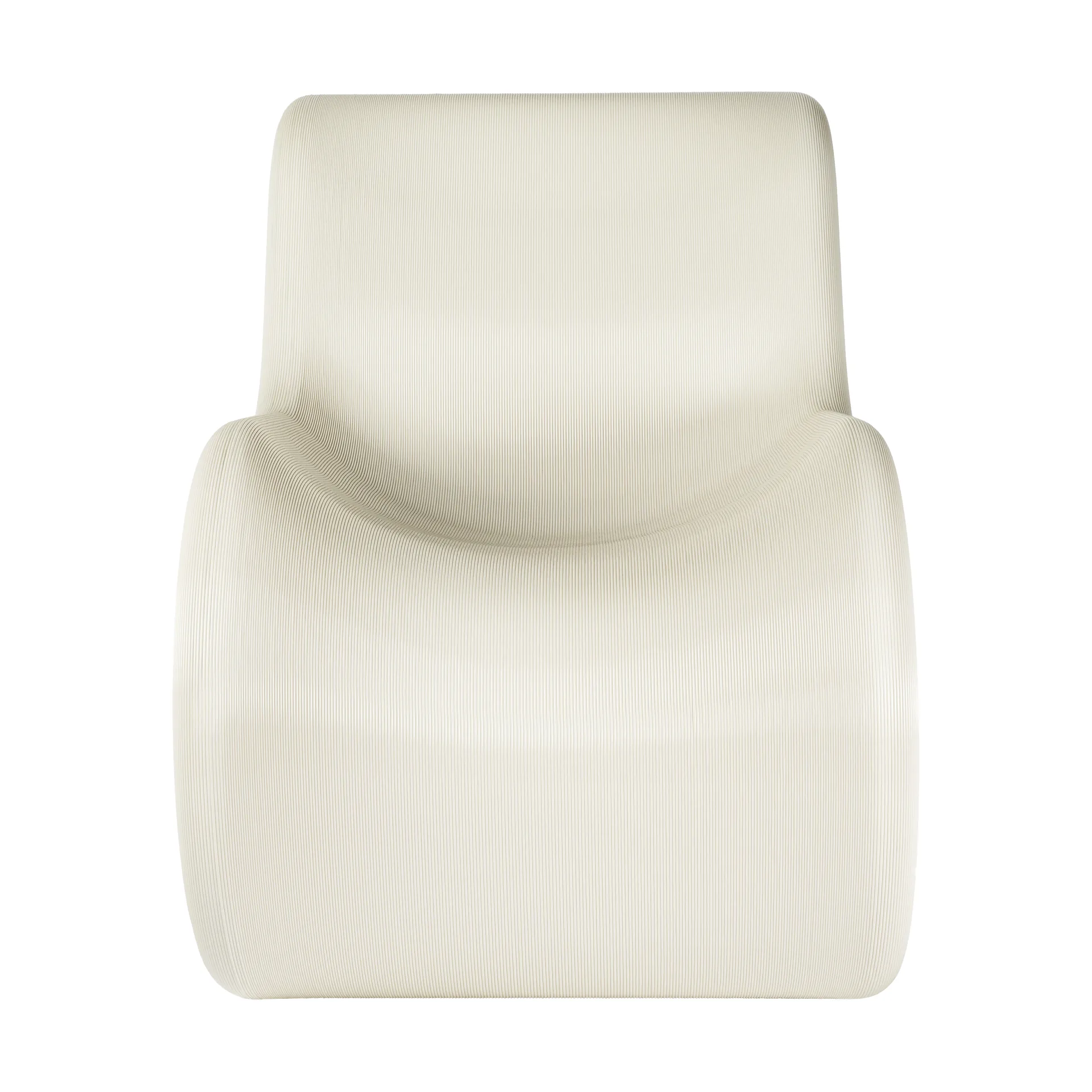 Éclair chair Loungesessel, Creme Crème Atelier