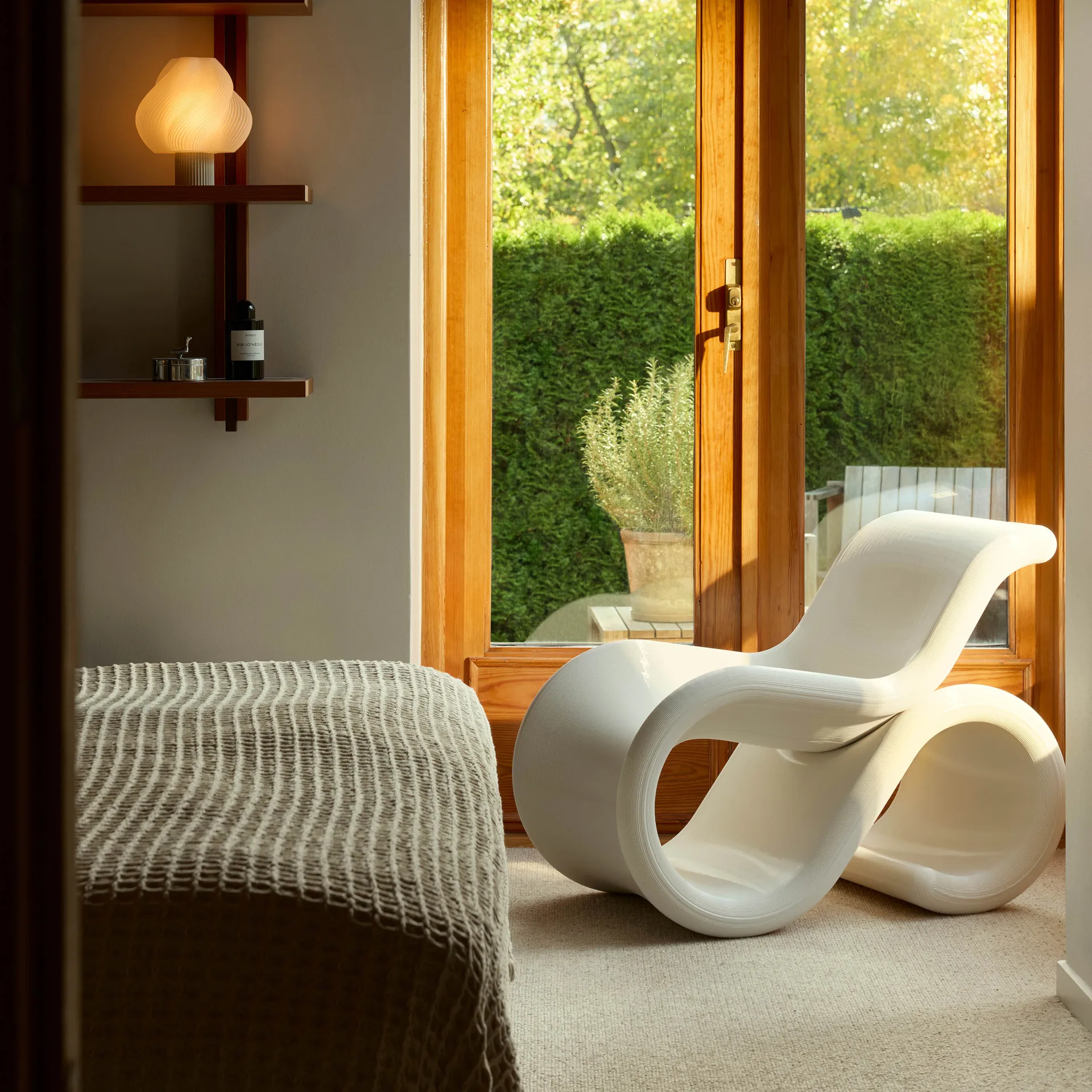 Éclair chair Loungesessel, Creme Crème Atelier