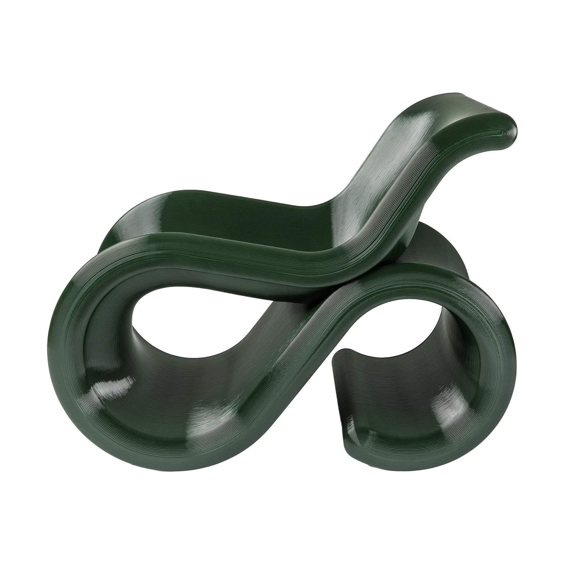 Éclair chair Loungesessel, Nori Crème Atelier