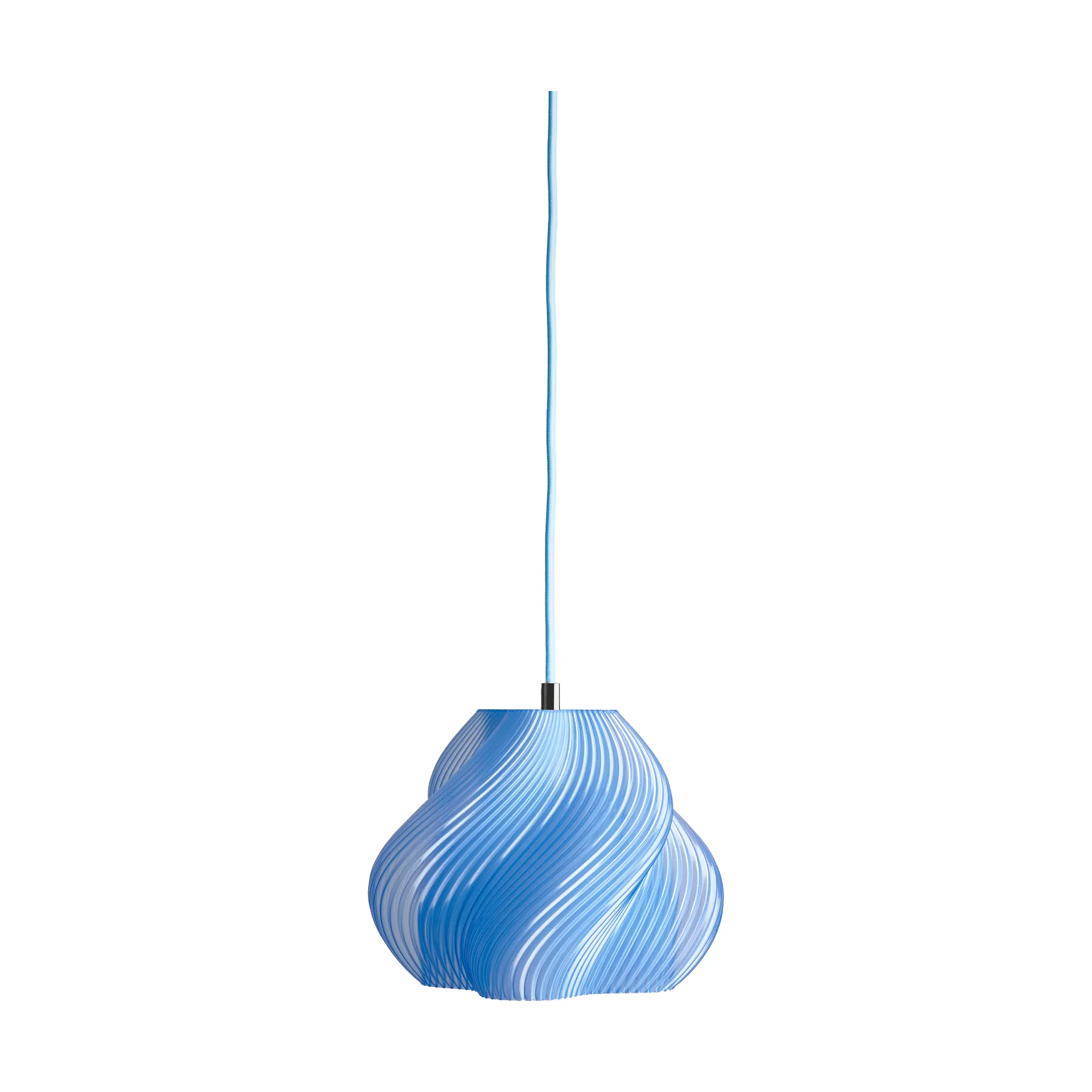 Soft Serve Pendelleuchte, Blueberry sorbet-brass, 01, 20 cm Crème Atelier