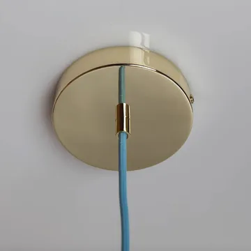 Soft Serve Pendelleuchte - Blueberry sorbet-brass, 01, 20 cm - Crème Atelier