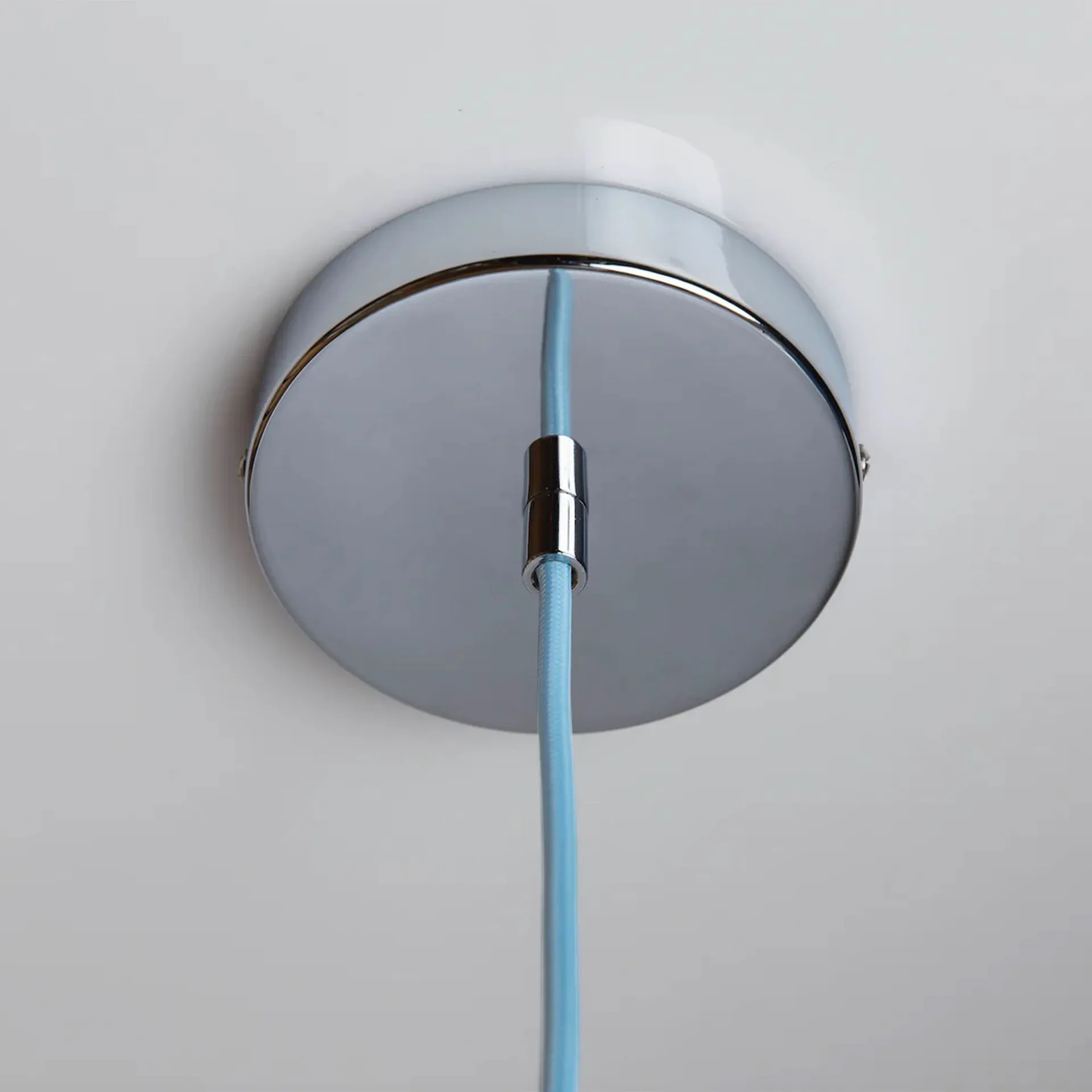 Soft Serve Pendelleuchte, Blueberry sorbet-chrome, 01, 20 cm Crème Atelier