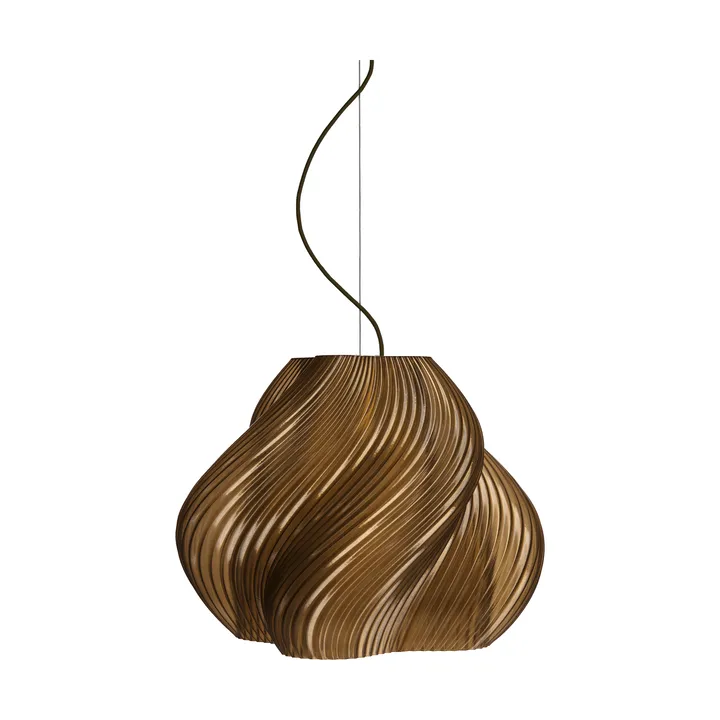 Soft Serve Pendelleuchte - Caramel-chrome, Mega, 60 cm - Crème Atelier
