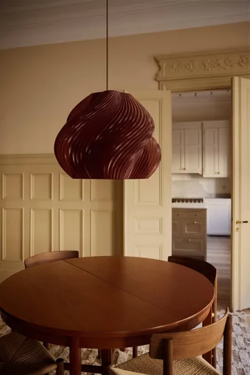Soft Serve Pendelleuchte - Cherry-chrome, Mega, 60 cm - Crème Atelier