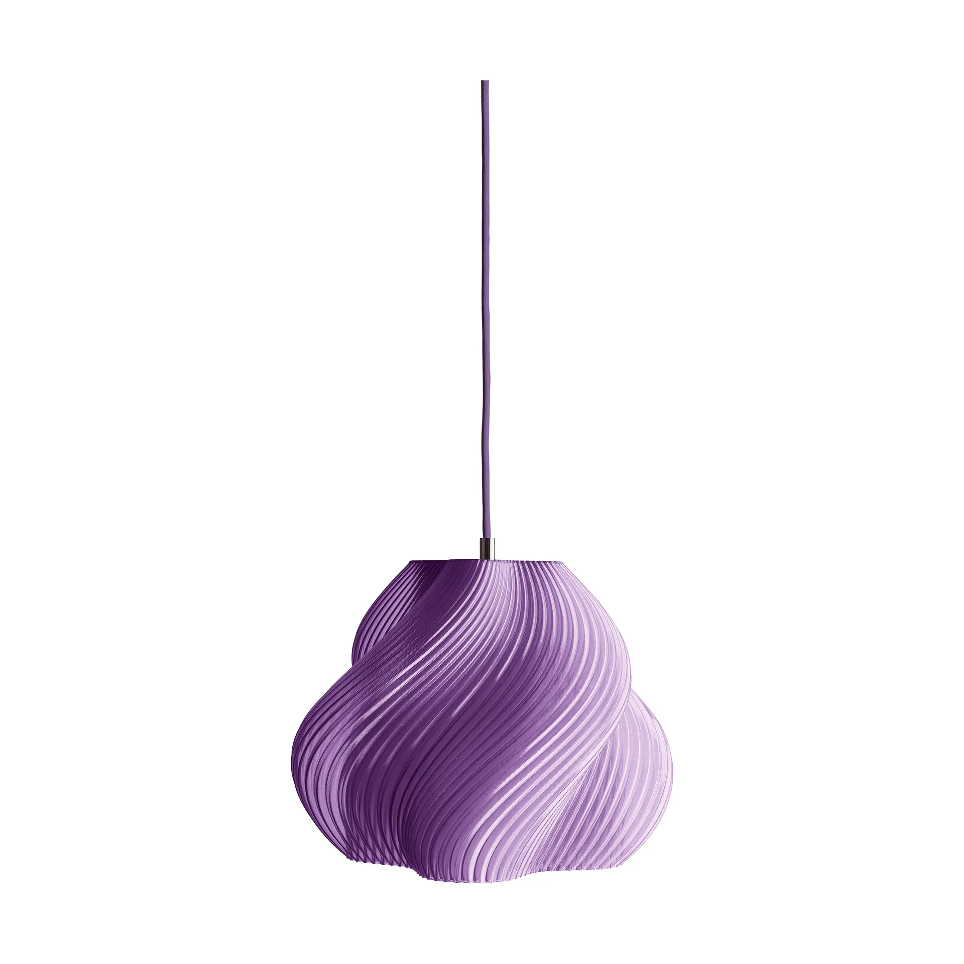 Soft Serve Pendelleuchte, Lavender sorbet-brass, 02, 25 cm Crème Atelier