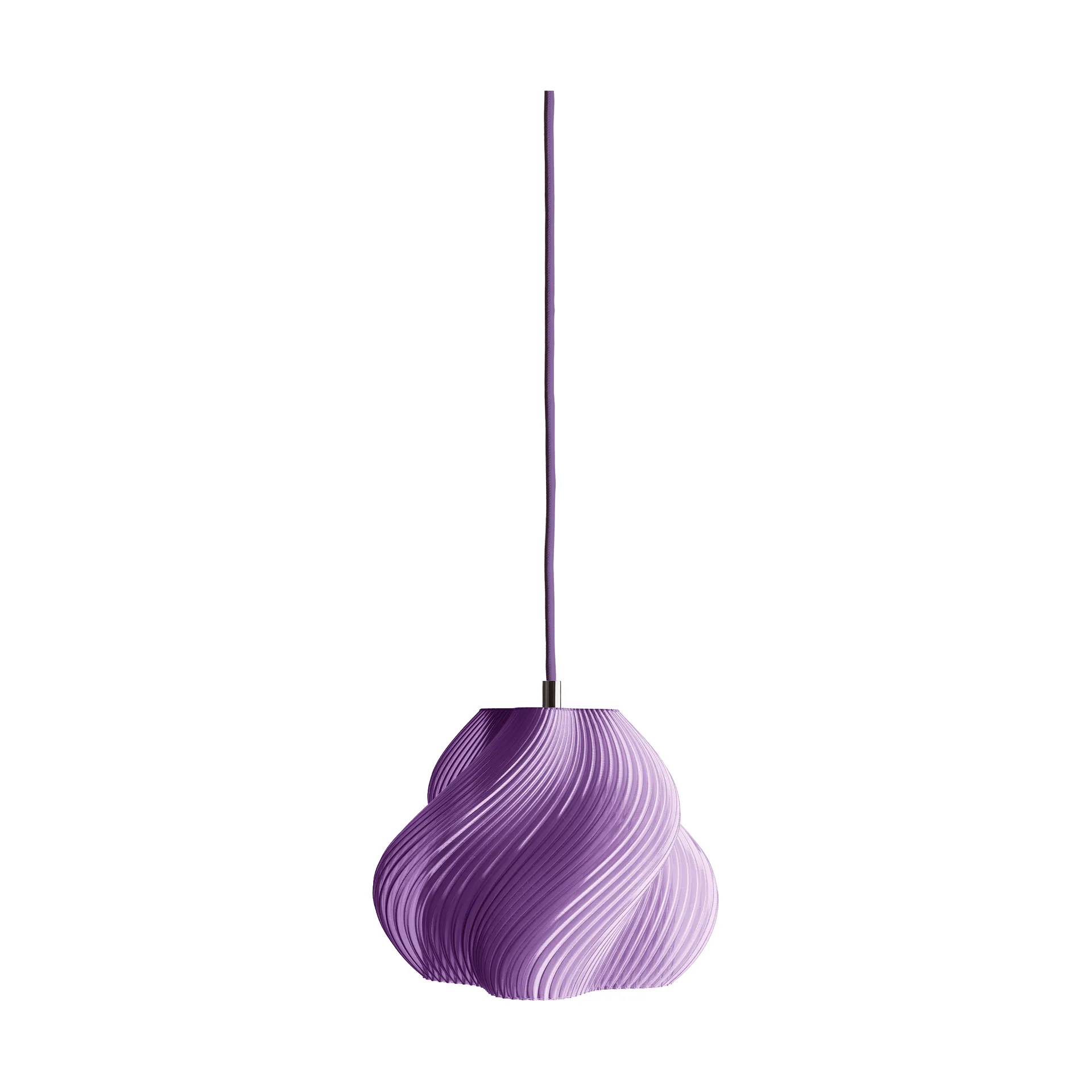 Soft Serve Pendelleuchte, Lavender sorbet-chrome, 01, 20 cm Crème Atelier