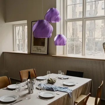 Soft Serve Pendelleuchte - Lavender sorbet-chrome, 03, 30 cm - Crème Atelier