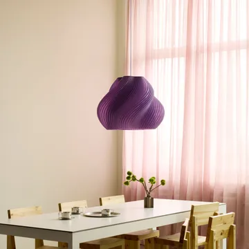 Soft Serve Pendelleuchte - Lavender sorbet-chrome, Mega, 60 cm - Crème Atelier